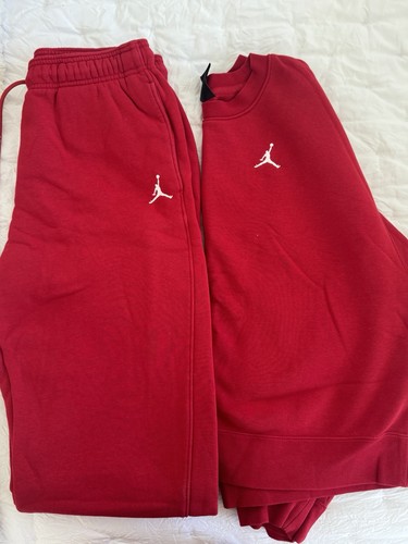 Jordan tracksuit red xs - jordan’s, tracksuit,