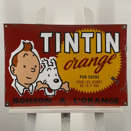 Tintin advertising sign - -,