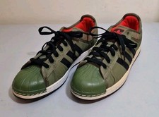 Adidas Olive Green Shell Toe