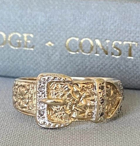 Gents 9ct gold diamond - 9ct,