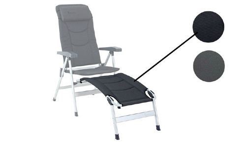 Isabella dark grey footrest - grey,