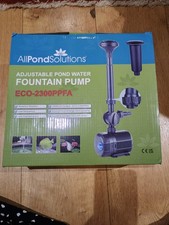 All Pond Solutions Adjustable Pond Water Fountain Pump Eco 2300 PPFA Bnib