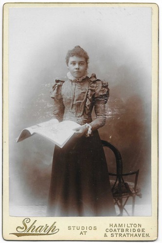 Cabinet card photo hamilton - card,
