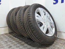 Set Of Genuine 15 Inch TOYOTA AYGO Alloy Wheels & 165/60/15 Tyres 42611-0H040