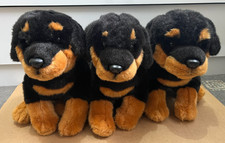 3x Rottweiler Puppy Dog Soft