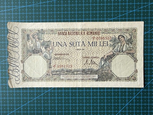 Romania 100000 lei banknote - 100000,