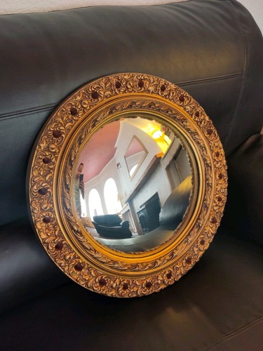 1958 convex circular - convex, mirror