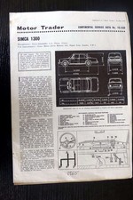 SIMCA 1300 1965 Motor Trader