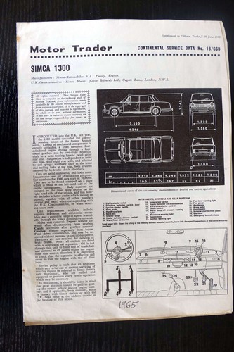 Simca 1300 1965 - simca, trader