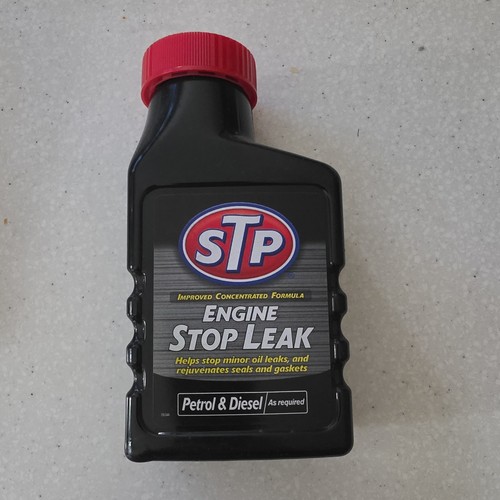 Engine oil stop leak - stop,