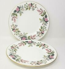 Wedgwood Hathaway Rose 2 x 8.25 Inch Salad Or Dessert Plates