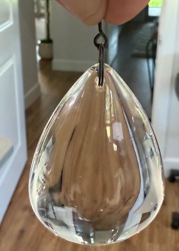 Large glass teardrop - ,