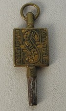 Antique England Billboard Advertising H. Samuel Manchester Pocket Watch Key N4