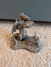 Myth & Magic Dragon Of Wisdom Pewter Figurine by Tudor Mint - Missing Gem