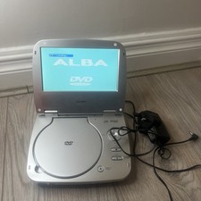 Alba 7 Inch Portable DVD Player Silver PDVD-316 + Charger