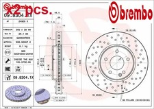 X2 PCS FRONT BRAKE DISC SET