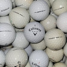 50 Callaway Soft Mix Assorted Models Used Mixed Golf Balls - 2A Grade AA Shag