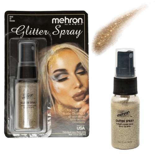 Glitter spray gold - gold, oz
