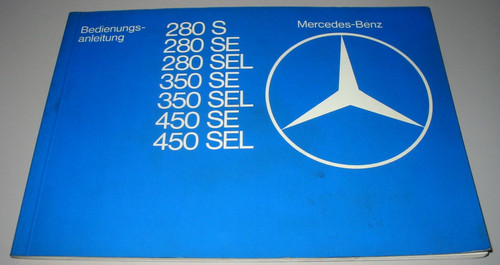 Betriebsanleitung mercedes - betriebsanleitung, w