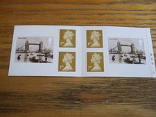 GB 2002 6 x 1st CLASS BRIDGES STAMP BOOKLET PM7 - CYLINDER Q1