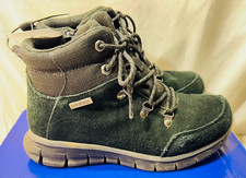 Skechers Ankle Boots UK 4.5 / 37.5 Womens Black Synergy Lace Up Waterproof Hiker