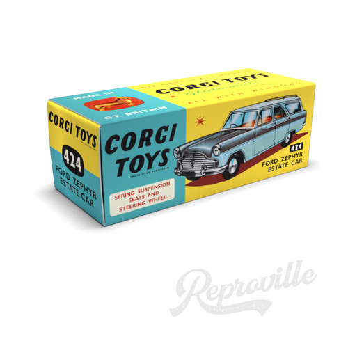 Repro box for corgi 424 - corgi, (ford