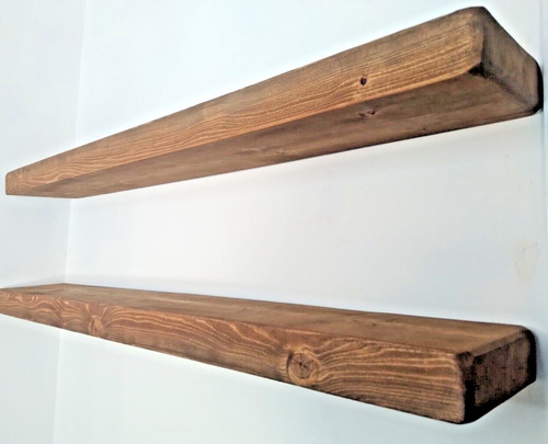 Floating shelf solid - solid, wood