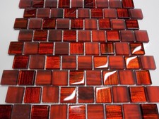 1sqm Glass Mosaic Mosaic Red