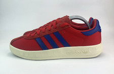 Adidas Trimm Trab Mesh Mens Terrace Trainers Red Blue Sneakers UK Size 8