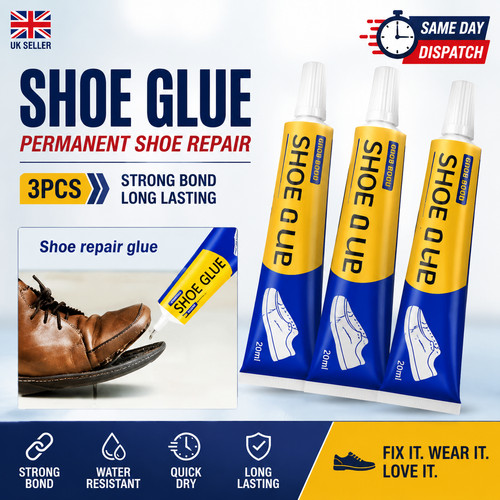 3pc shoe glue - glue, permanent