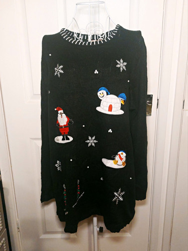 White stag black christmas - white,