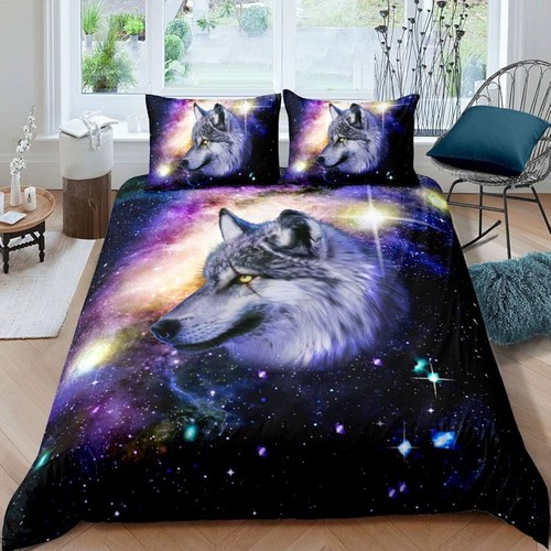 Wolf theme doona - 3d, duvet