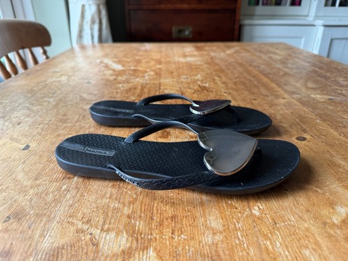 New ipanema black heart - black,