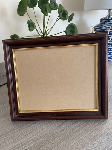 Vintage dark wood photo - dark, frame