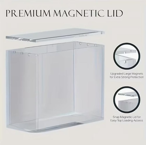 Acrylic magnetic display case - acrylic,