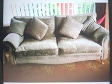 Barker & Stonehouse:Canterbury Lge Sofa+Chair+Stool,Clean & Comfortable.Photo's.