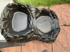 PREFORMED POND WATERFALL CASCADE BLACK FIBREGLASS 78cm 50cm Collection Only