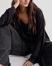 Free People Luna Tee - Black
