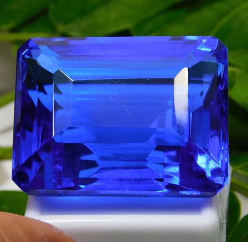 Large blue tanzanite ct - tanzanite,