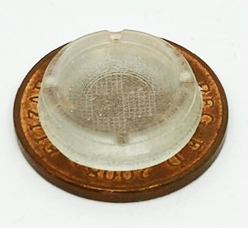 Dolls house clear - dolls, ashtray