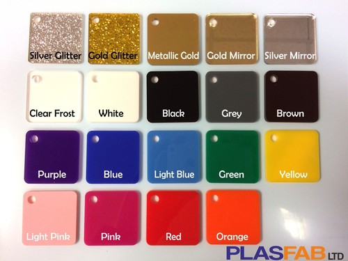 Perspex colour acrylic - colour, sheet