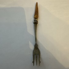 Vintage Hallmarked  Traditional Handled Pickle Fork