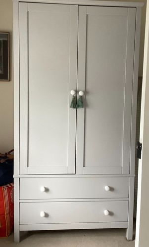 Ikea hemnes grey wardrobe 2 - hemnes,