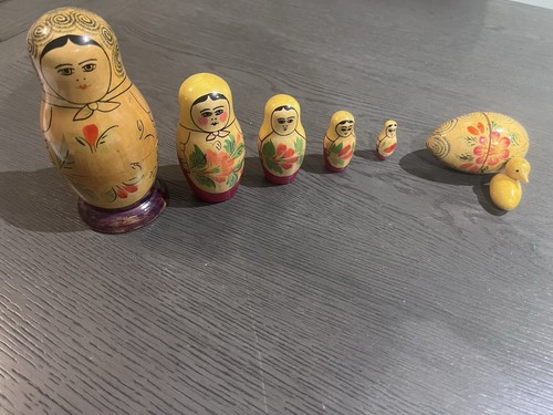 Vintage russian nesting - vintage,
