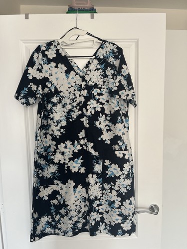 Linen mix dress size - m&s,