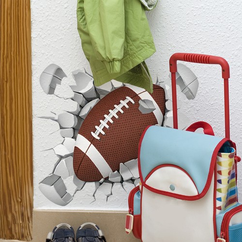 Pvc rugby ball - pvc, decal