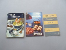 3 vintage McDougalls 22nd edition Trex & Atora suet cookery booklets free UKpost
