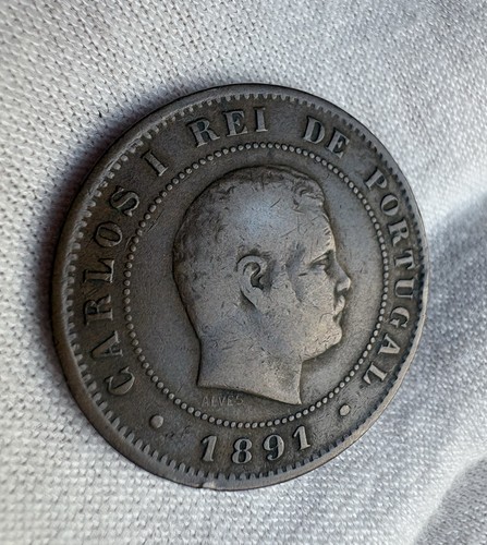 1891 portugal reis king - portugal,