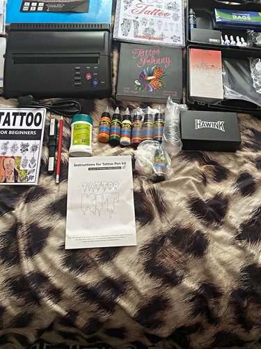 Hawink tattoo pen - black, w/