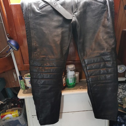 Jts black leather - leather, motorcycle